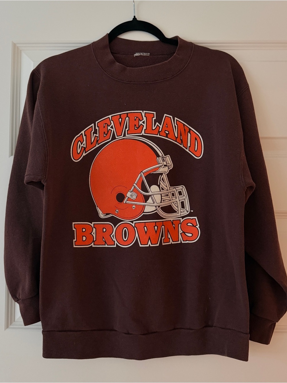 Cleveland Browns Men's Crewneck Sweatshirt - Brown/Orange